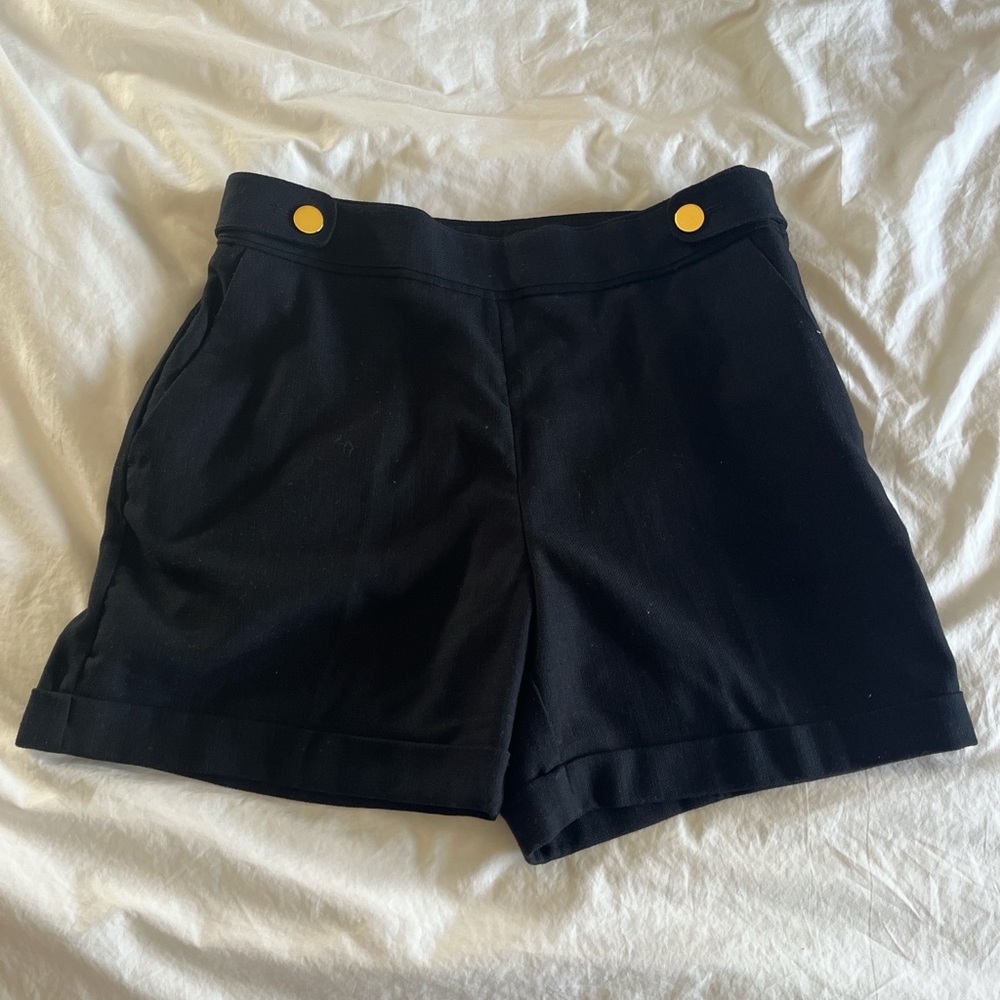 H&M Tab Button Shorts | Sz. 10 | Color: Black | Gently used